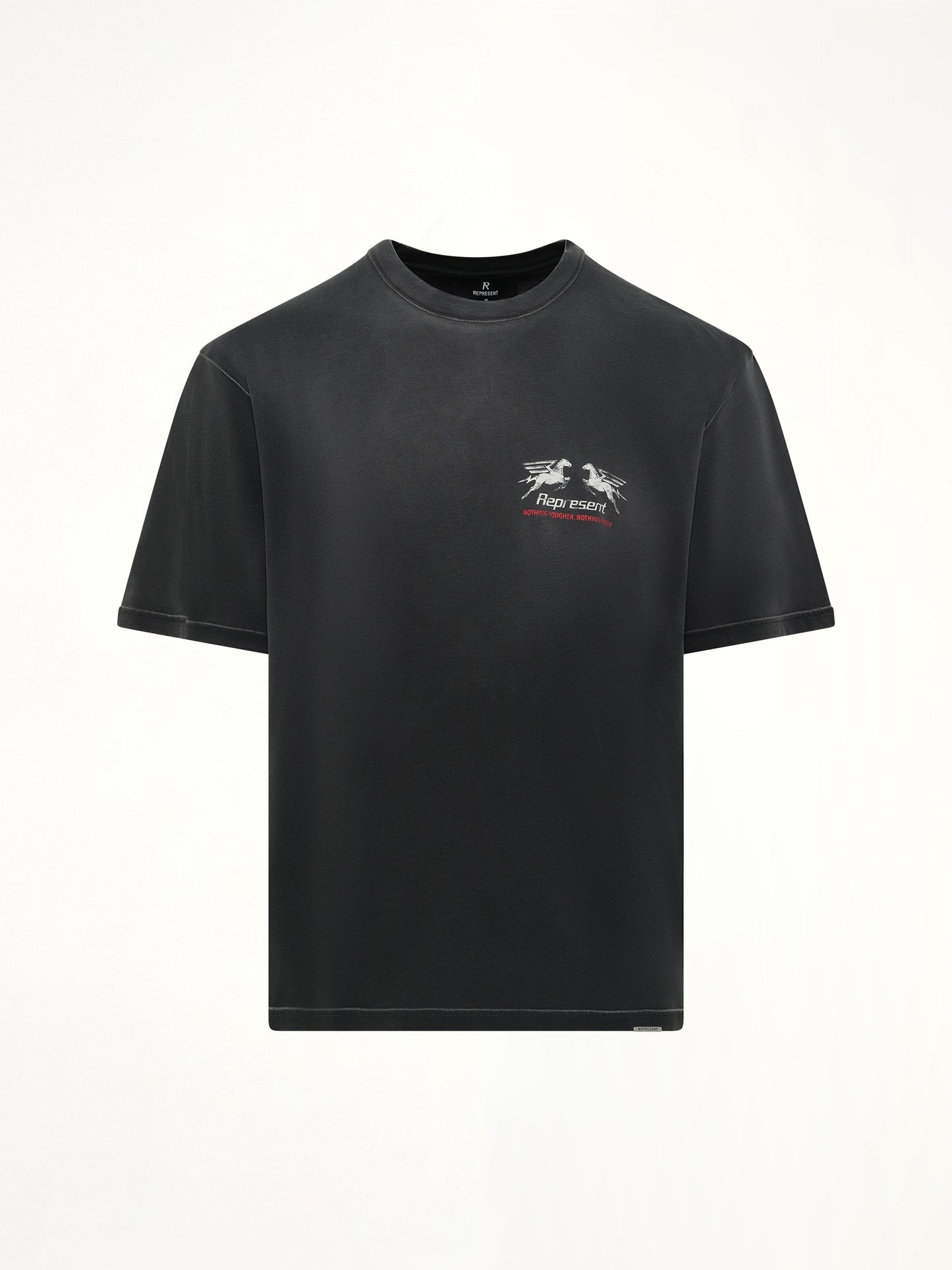 24 Hour Service T-Shirt in Stained Black