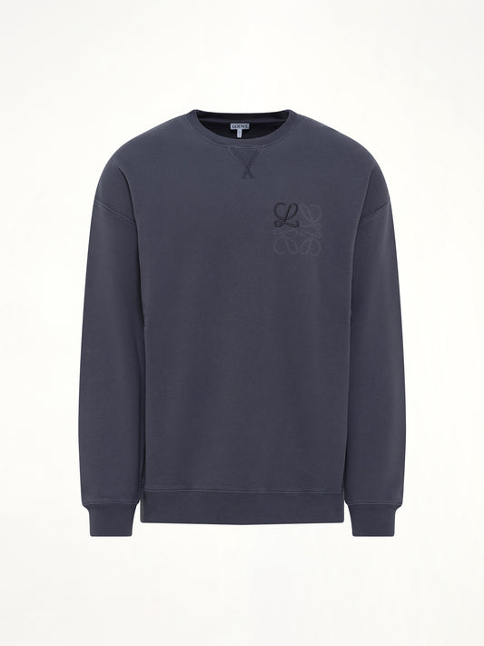 Anagram Sweatshirt in Indigo Blue