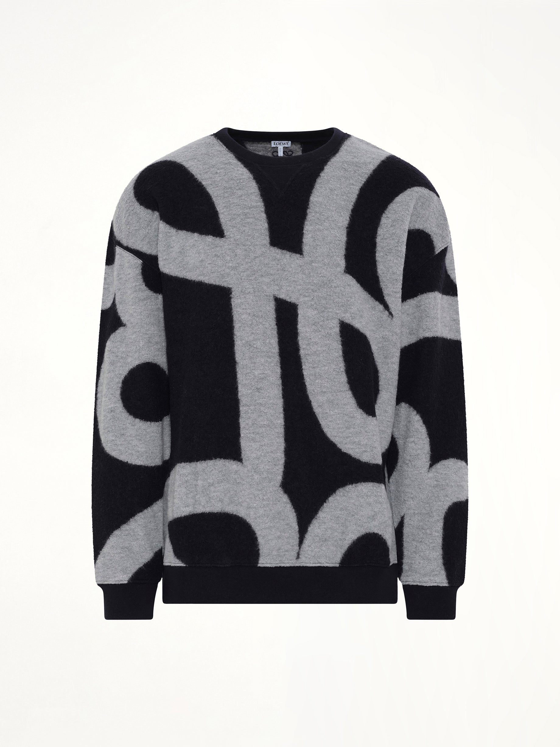 Anagram Sweater in Navy/Grey