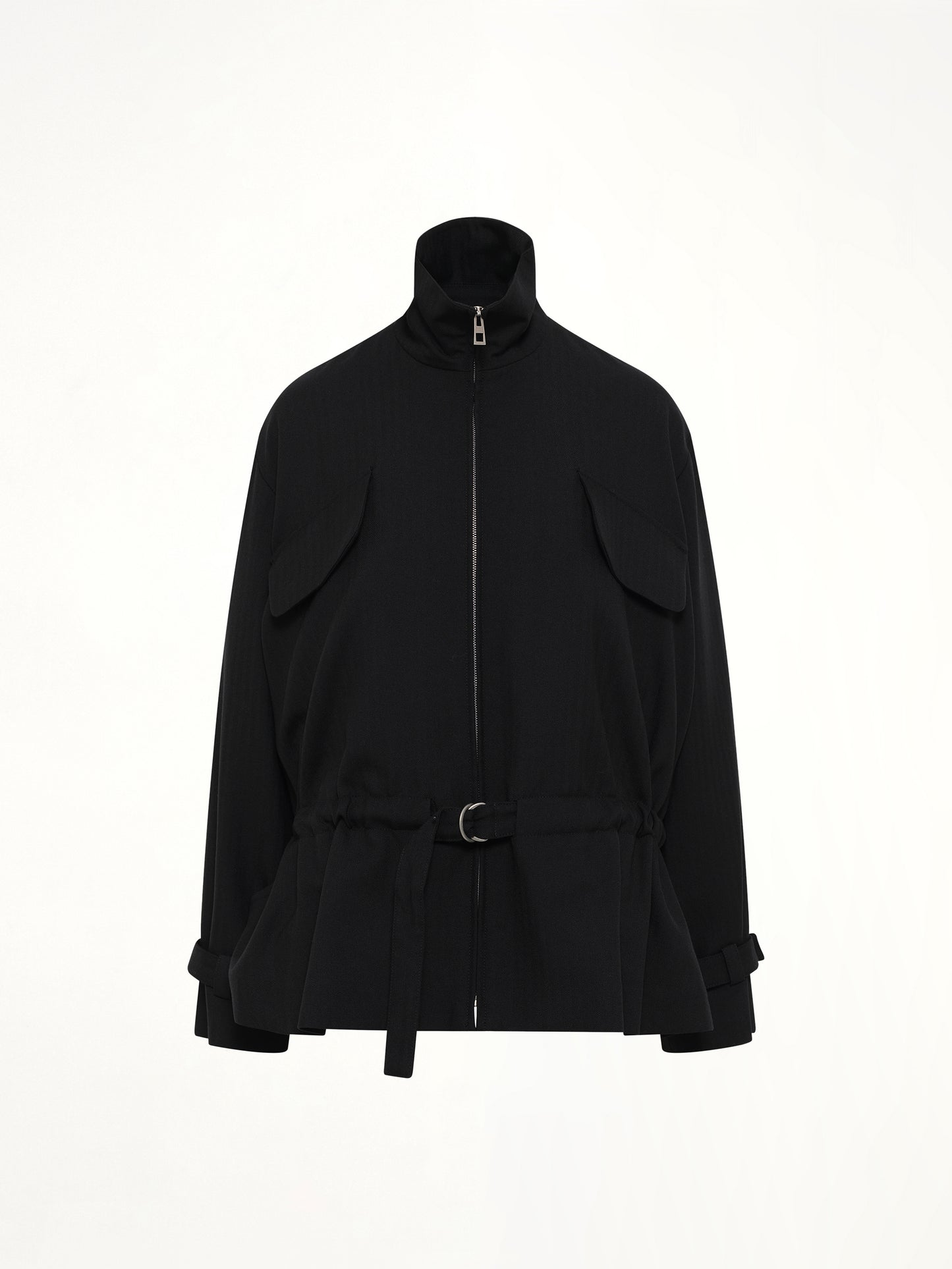 Belted Jacket in Black