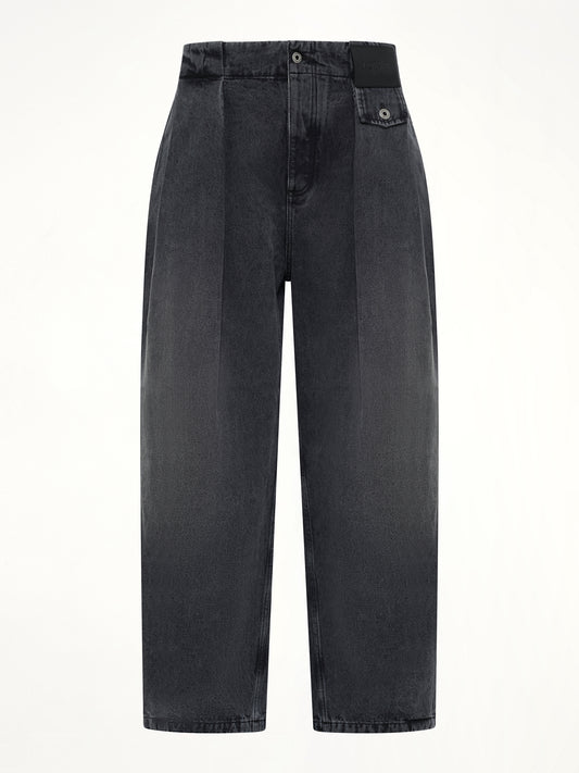 Belted Jeans AF in Black