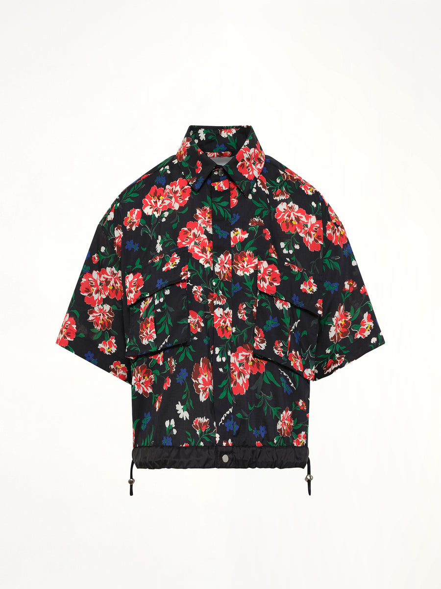 Floral Shirt in Black