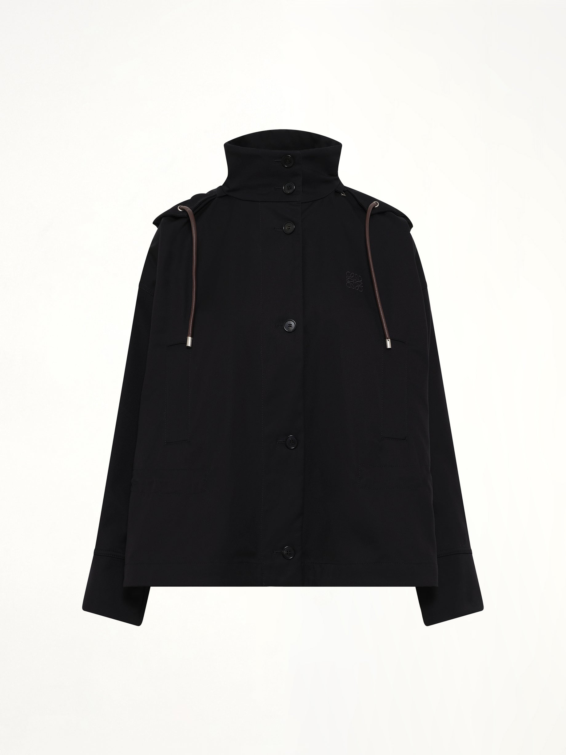 Hooded Jacket in Black