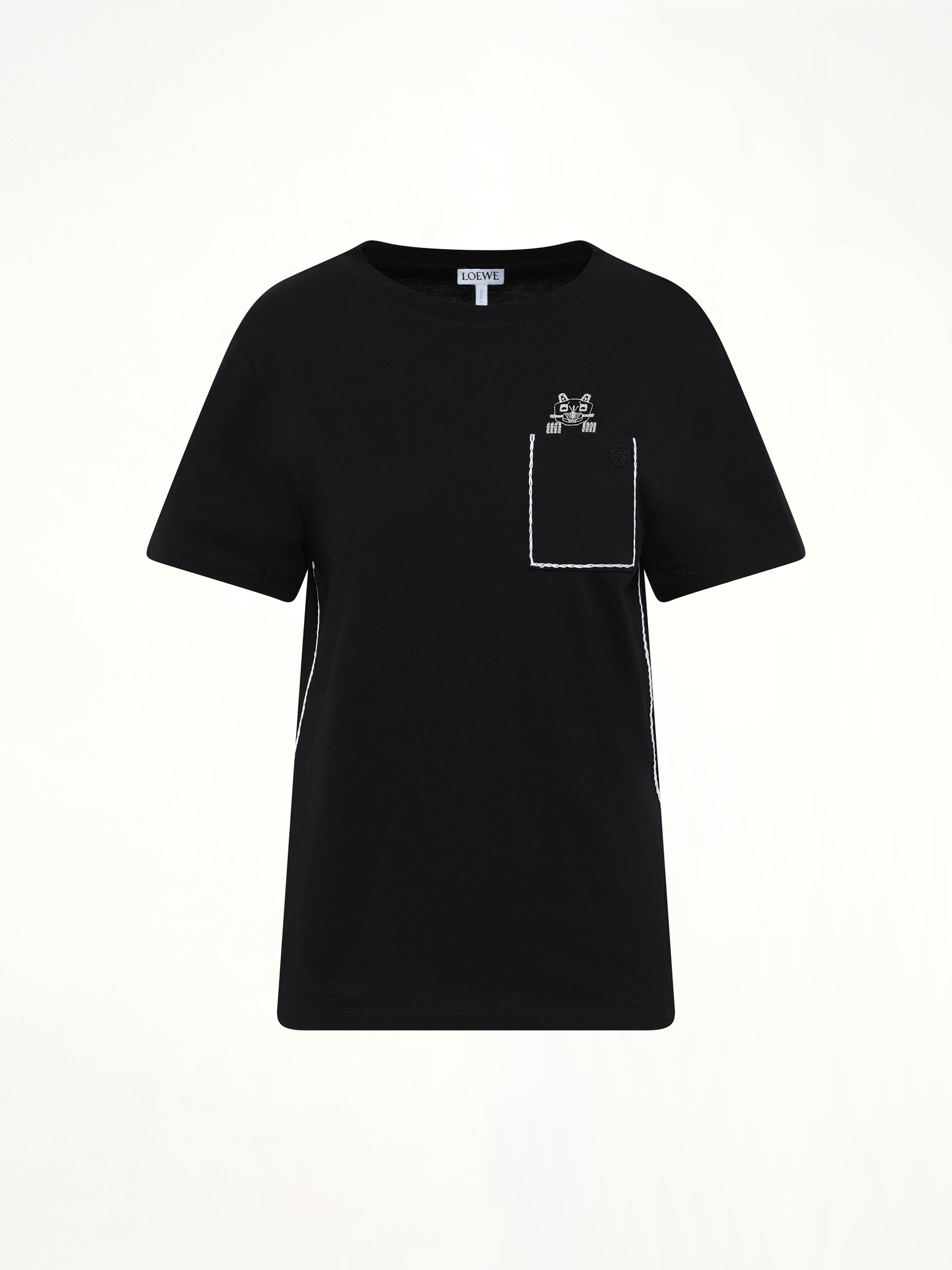 Louis Wain Regular Fit T-Shirt in Black