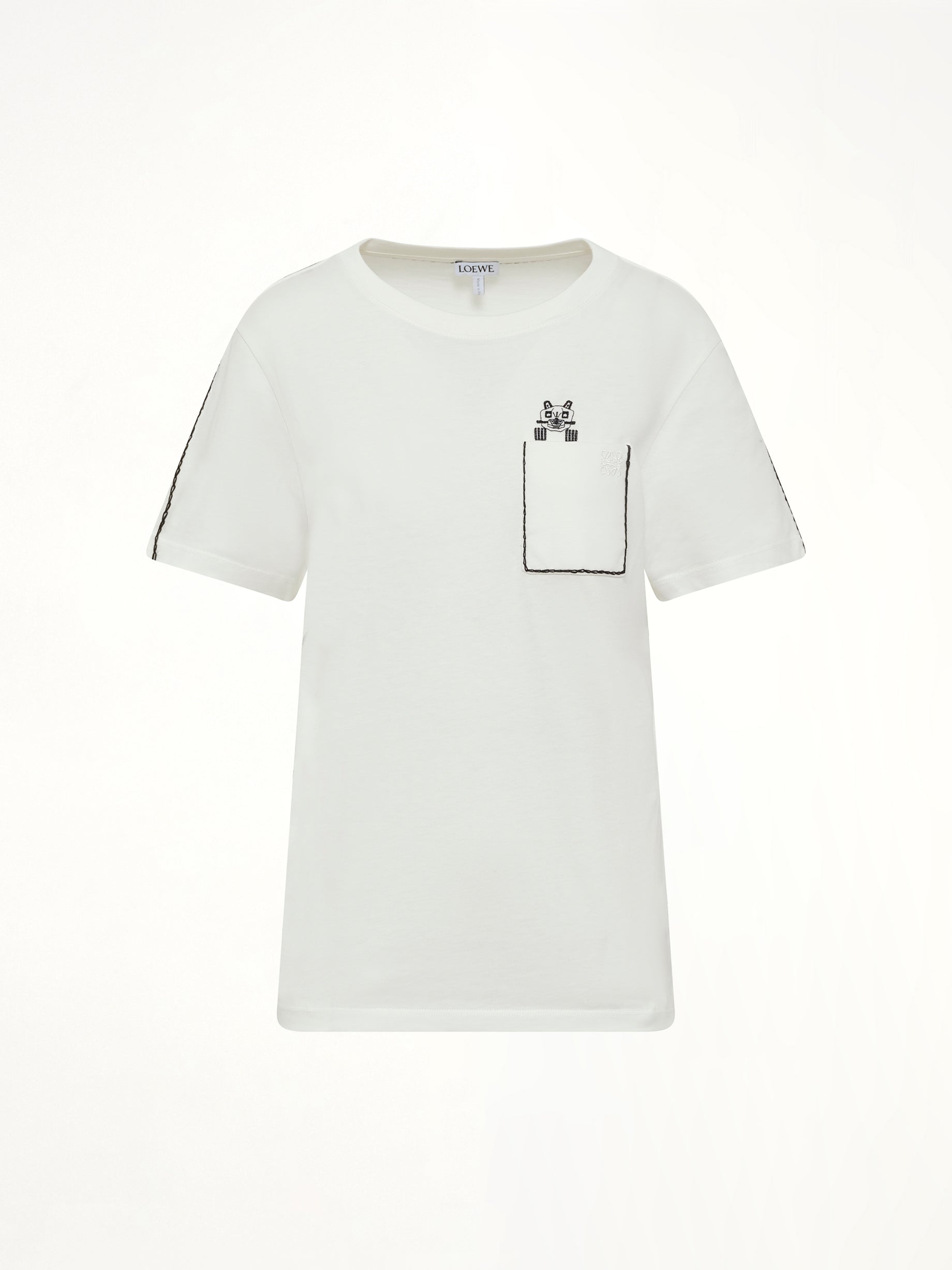 LOEWE , Louis Wain Regular Fit T-Shirt in White Product Photo from MARAIS