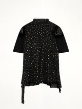 Polka Dot T-Shirt in Black