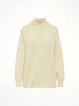 Polo Sweater in Light Yellow
