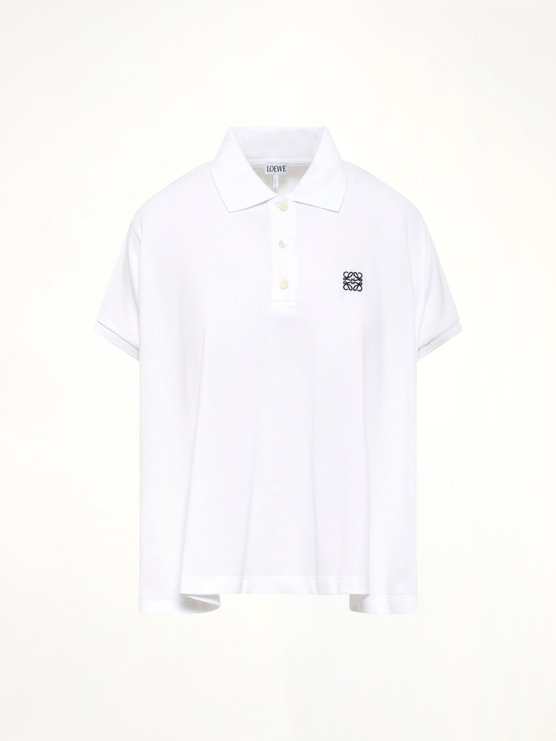 LOEWE Polo in White Product Photo from MARAIS