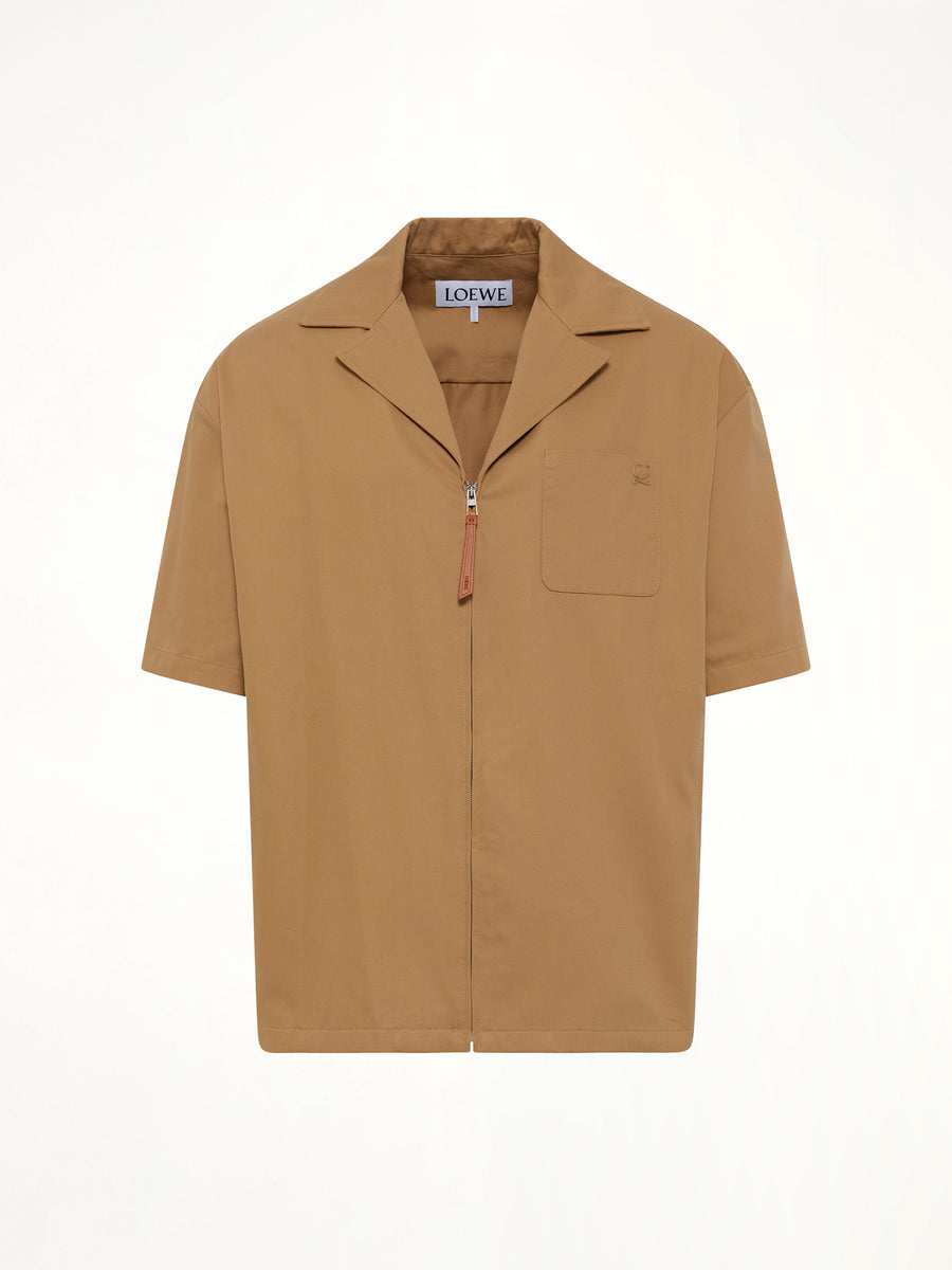 Short Sleeve Shirt in Almond
