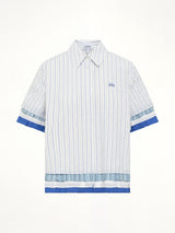 Short Sleeve Shirt in White/Multicolor