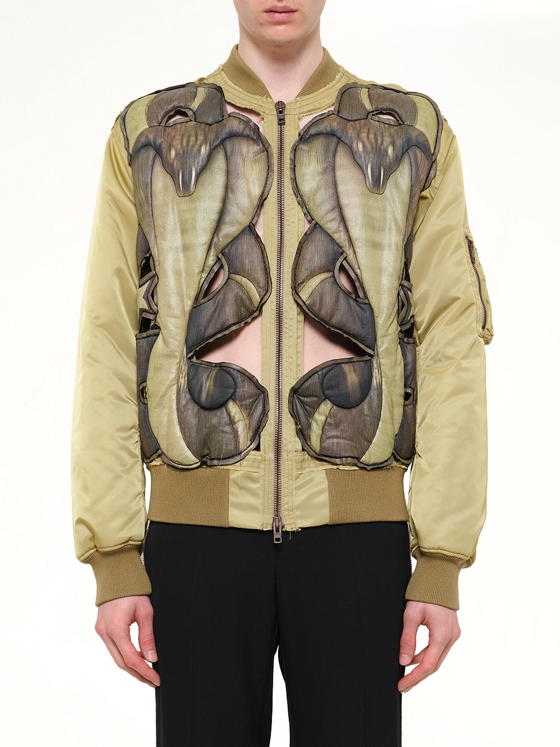 Bomber Jacket in Bronze