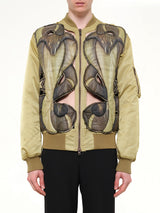 Bomber Jacket in Bronze