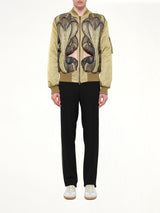 Bomber Jacket in Bronze