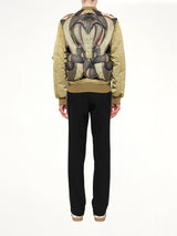 Bomber Jacket in Bronze