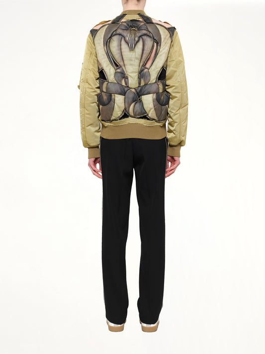 Bomber Jacket in Bronze