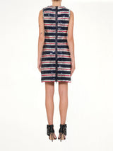 Embellished Long Jersey Dress in Blue