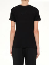 Lanvin Embroidered Jeresy Top in Black