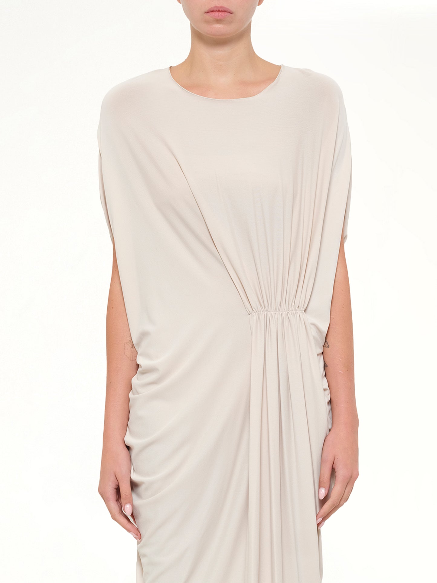 Lanvin Jersey Dress in White
