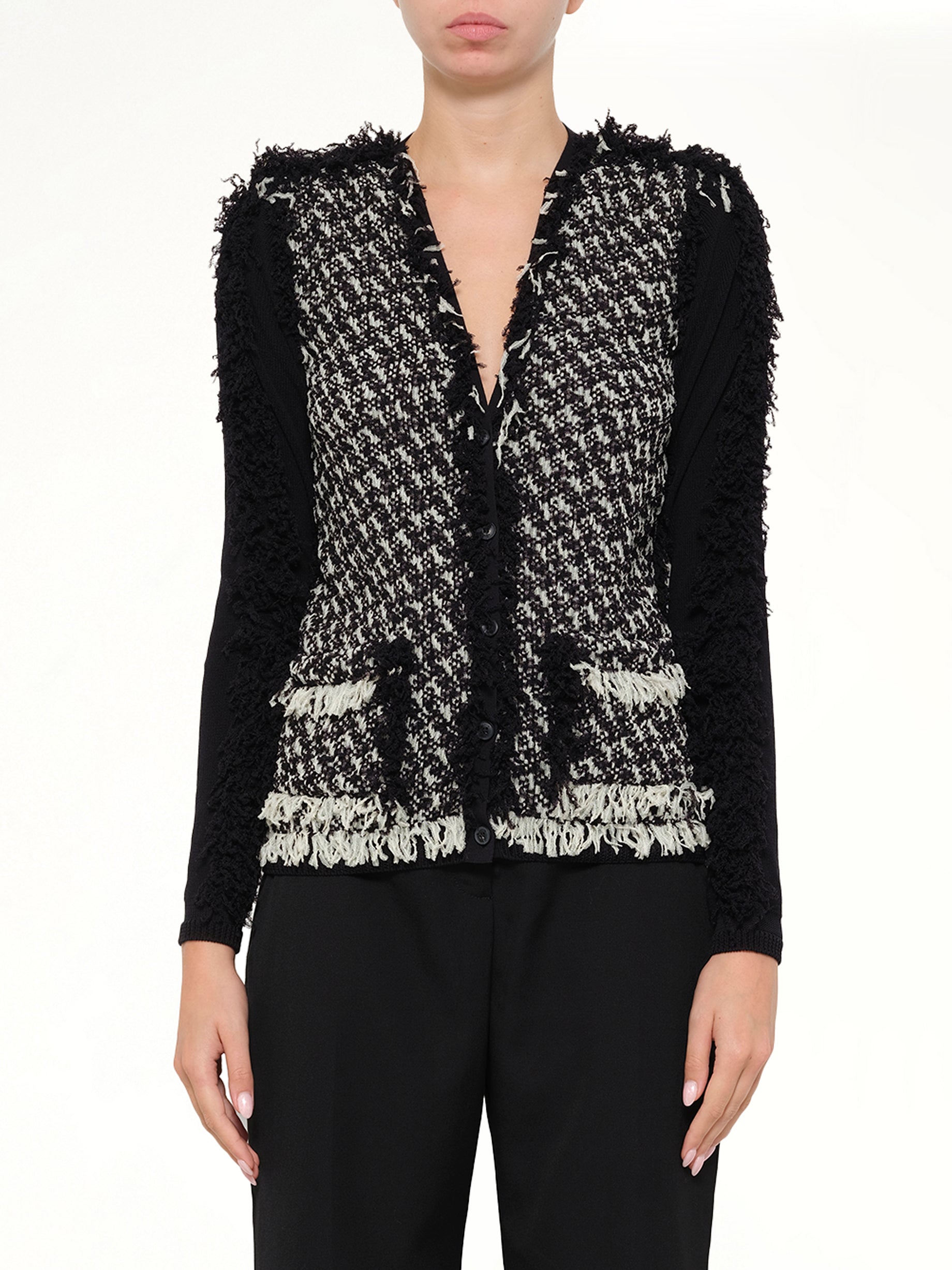 Lanvin Knitted Jacket in Black