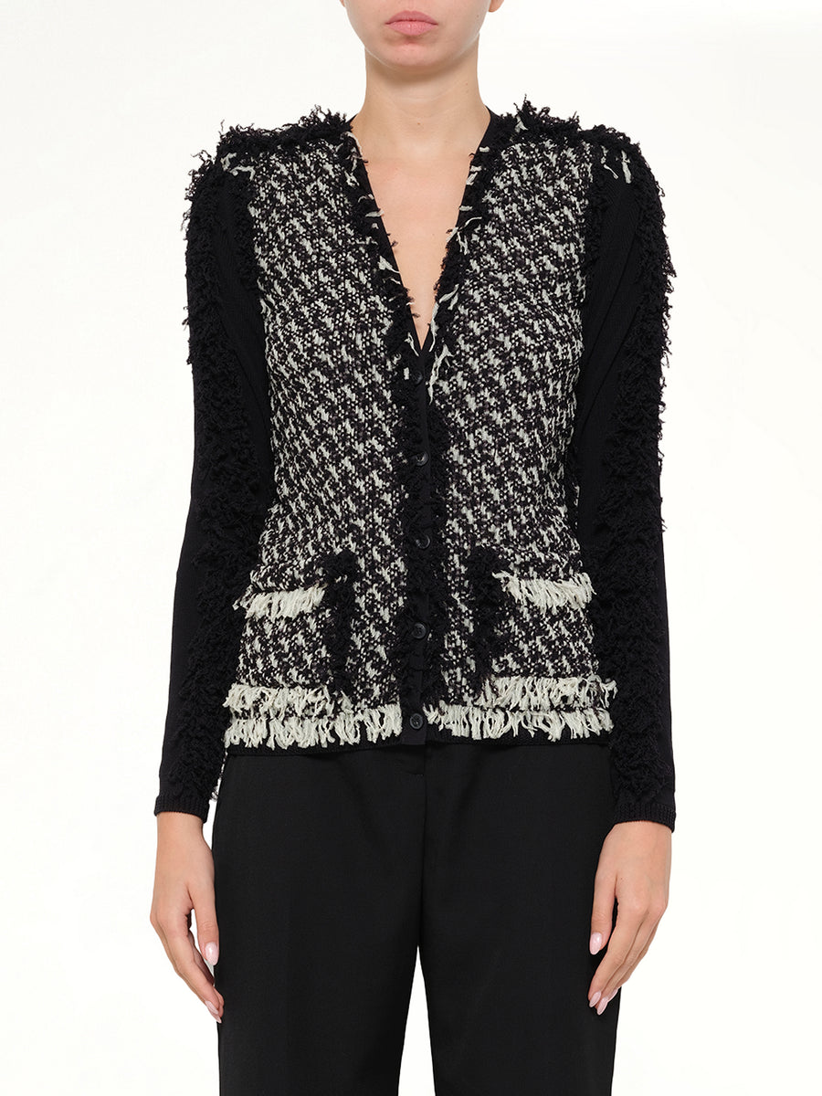 Lanvin Knitted Jacket in Black