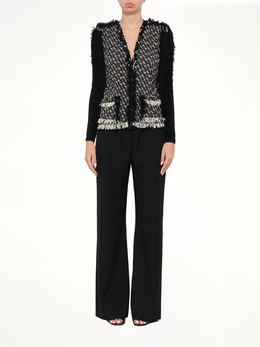 Lanvin Knitted Jacket in Black