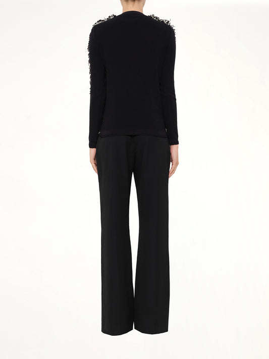 Lanvin Knitted Jacket in Black