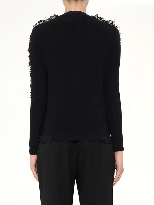 Lanvin Knitted Jacket in Black