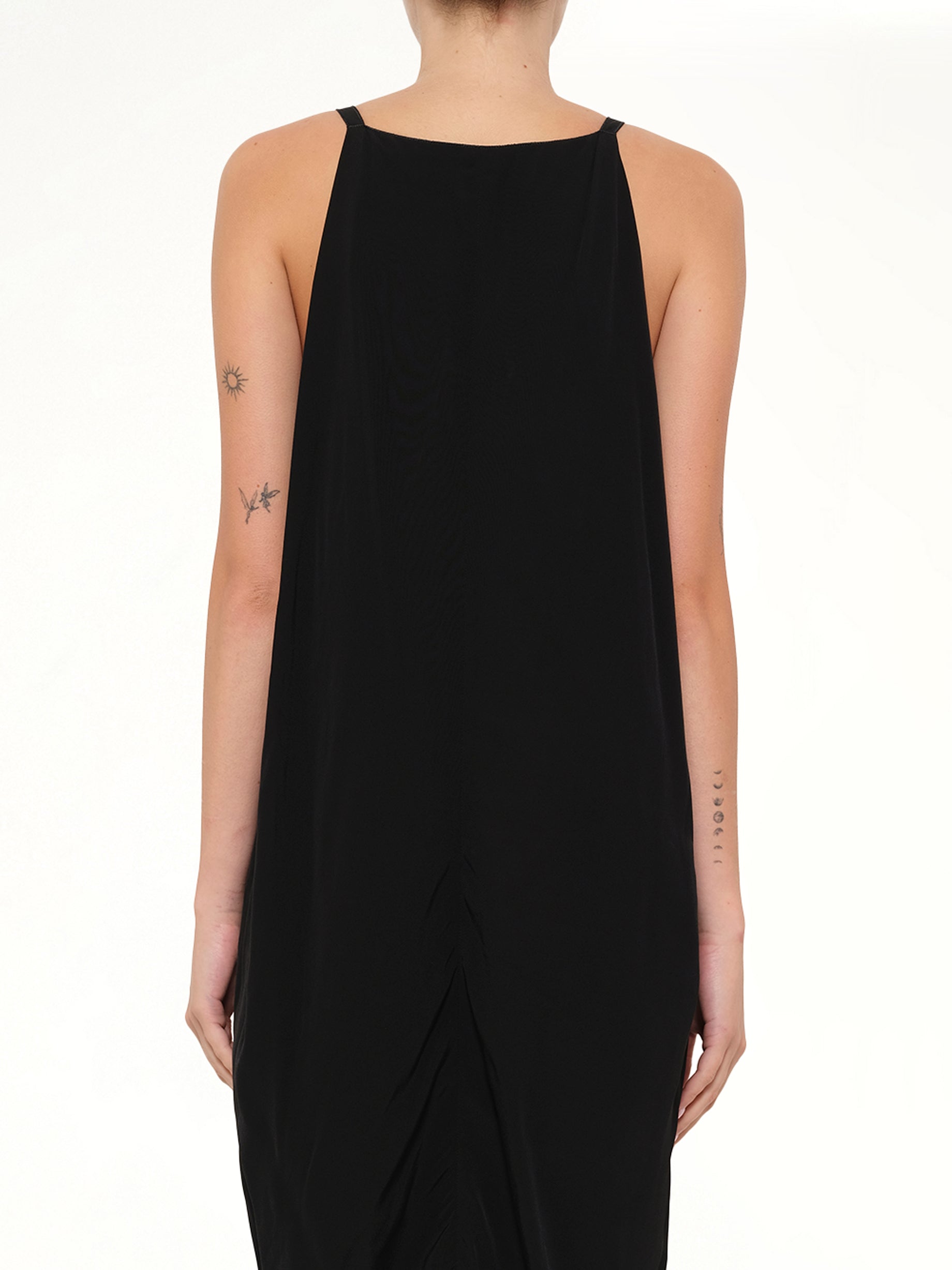 LANVIN Lanvin Long Dress in Black Side View from MARAIS