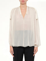 Sheer Lanvin Top in White