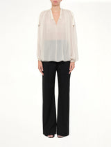 Sheer Lanvin Top in White