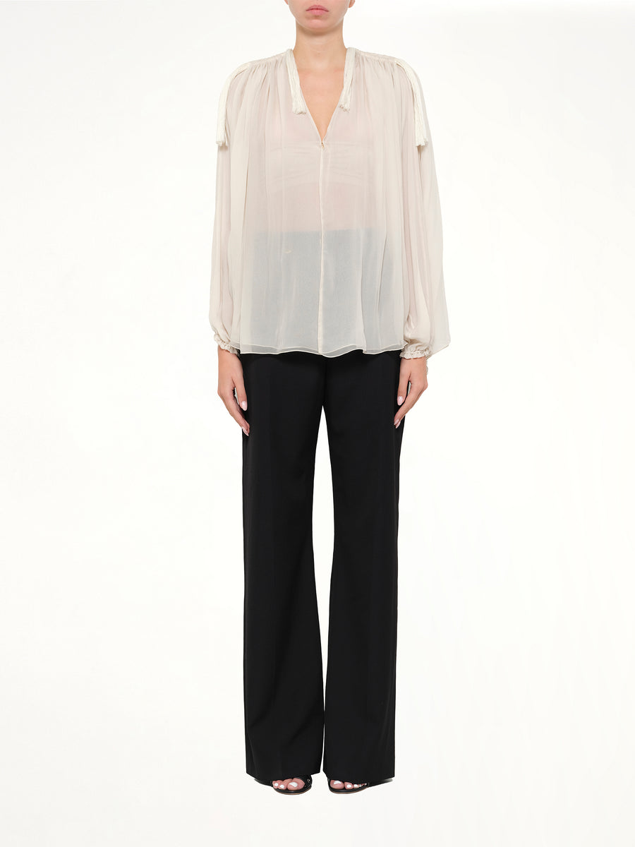 Sheer Lanvin Top in White