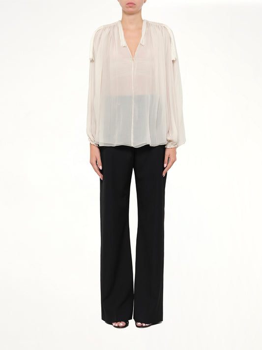 Sheer Lanvin Top in White