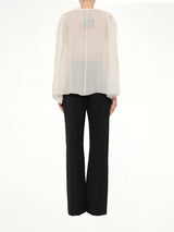 Sheer Lanvin Top in White