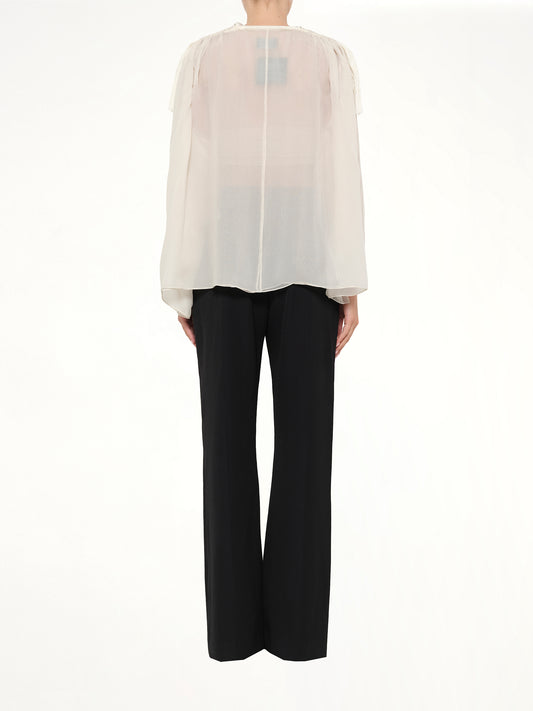 Sheer Lanvin Top in White