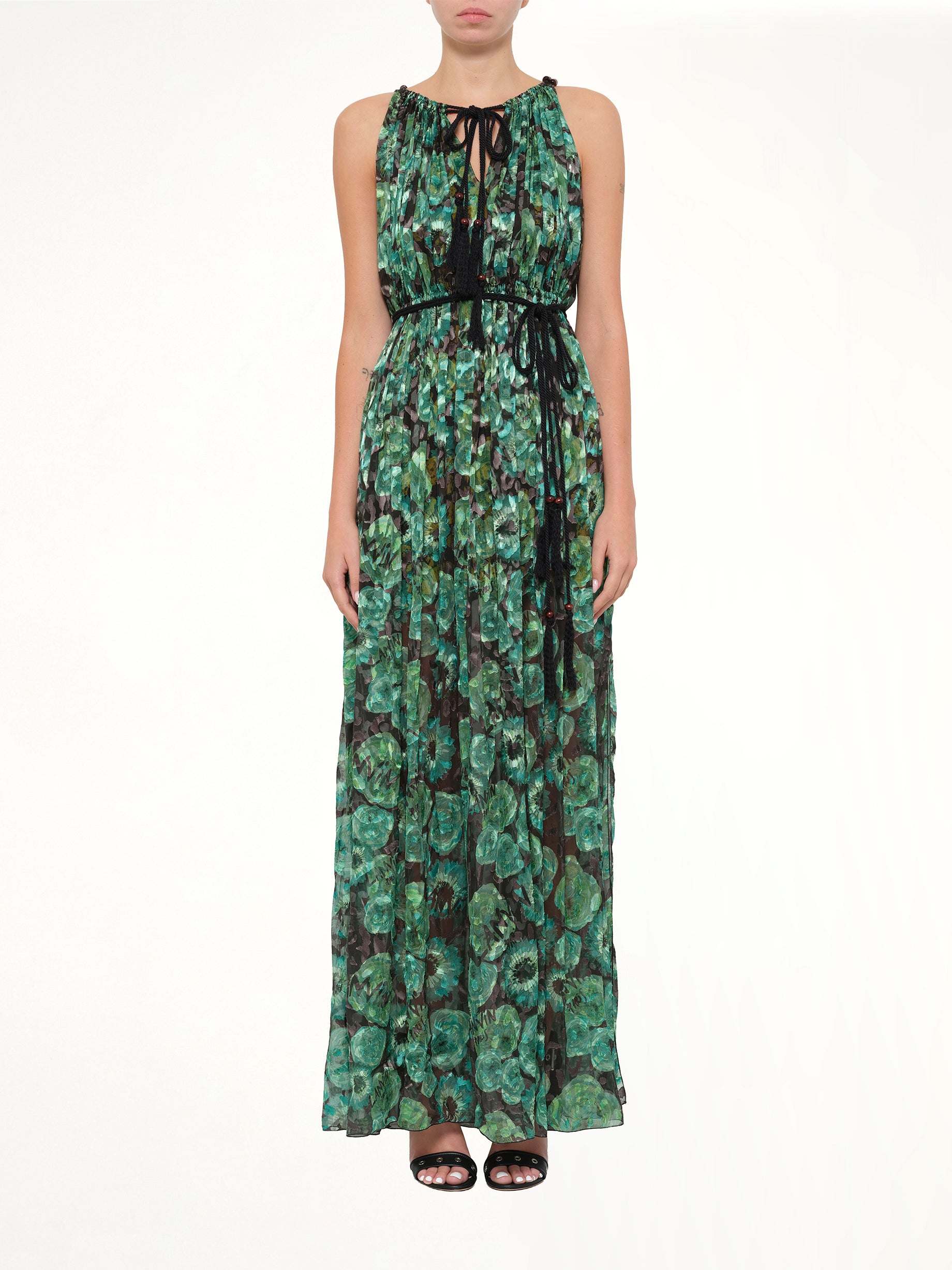 LANVIN Long Dress in Emerald Product Photo from MARAIS