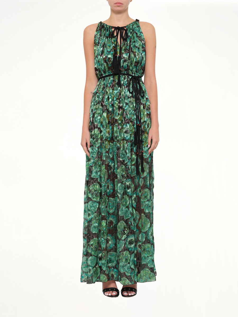 Long Dress in Emerald