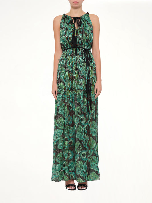 Long Dress in Emerald