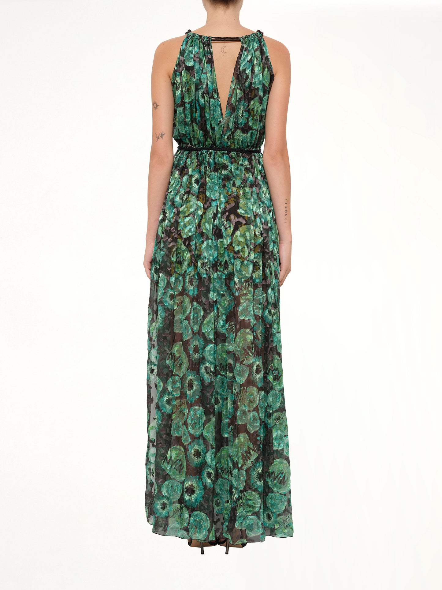 Long Dress in Emerald