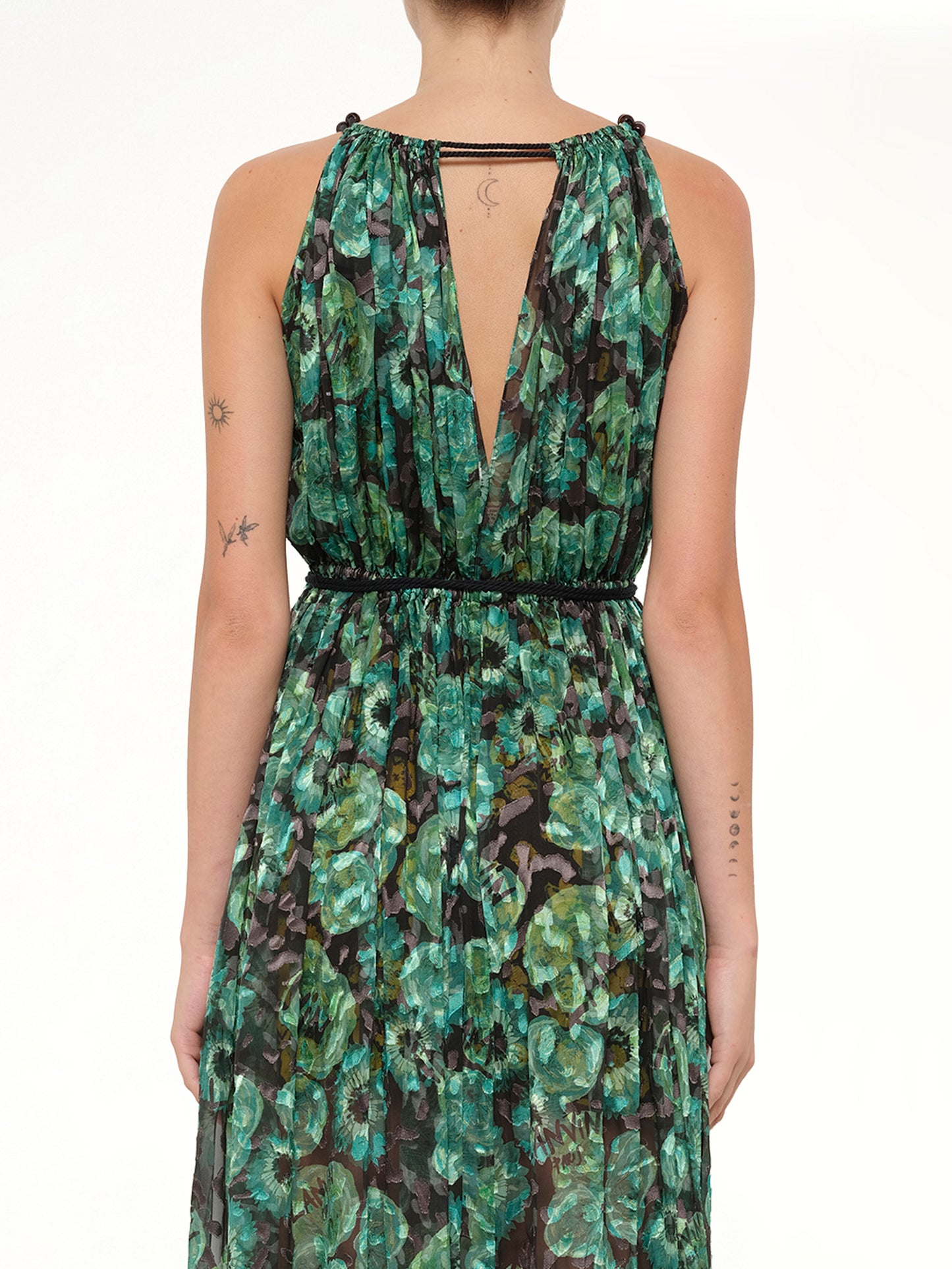 Long Dress in Emerald