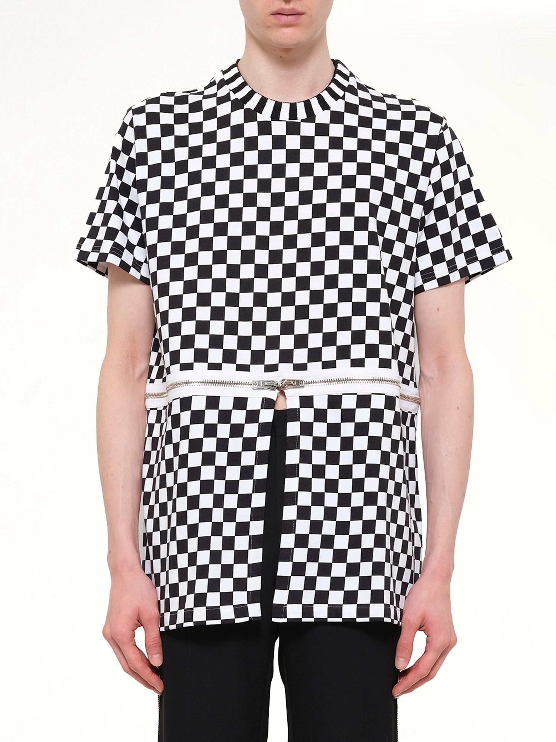 GIVENCHY Podium T-Shirt in Black Front View from MARAIS