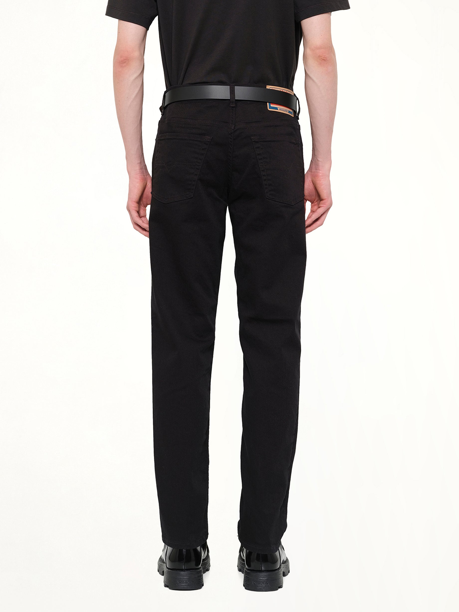 DIESEL 2023 D-FINITIVE Slim Jeans in Black Back View from MARAIS