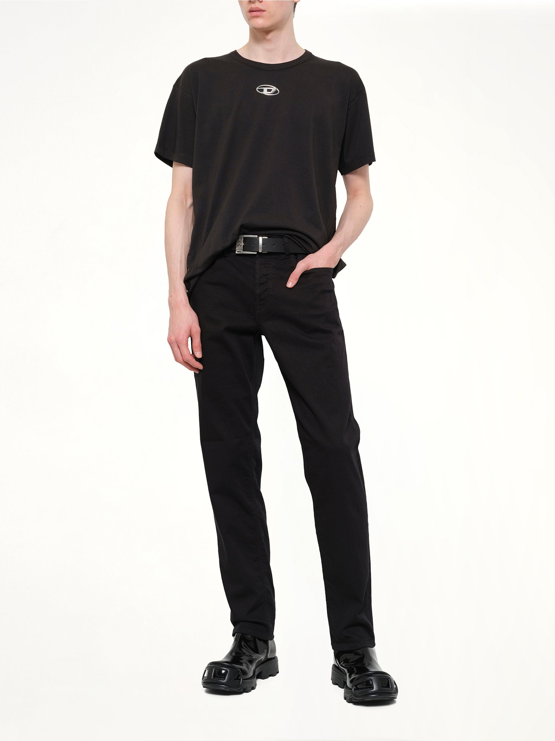 DIESEL 2023 D-FINITIVE Slim Jeans in Black Full Reference from MARAIS