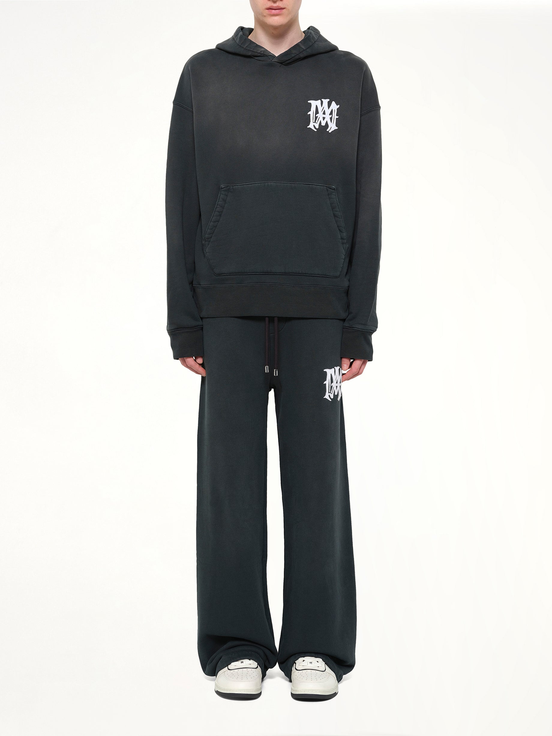 AMIRI Amiri Hollywood Oversized Hoodie in Black Model View from MARAIS