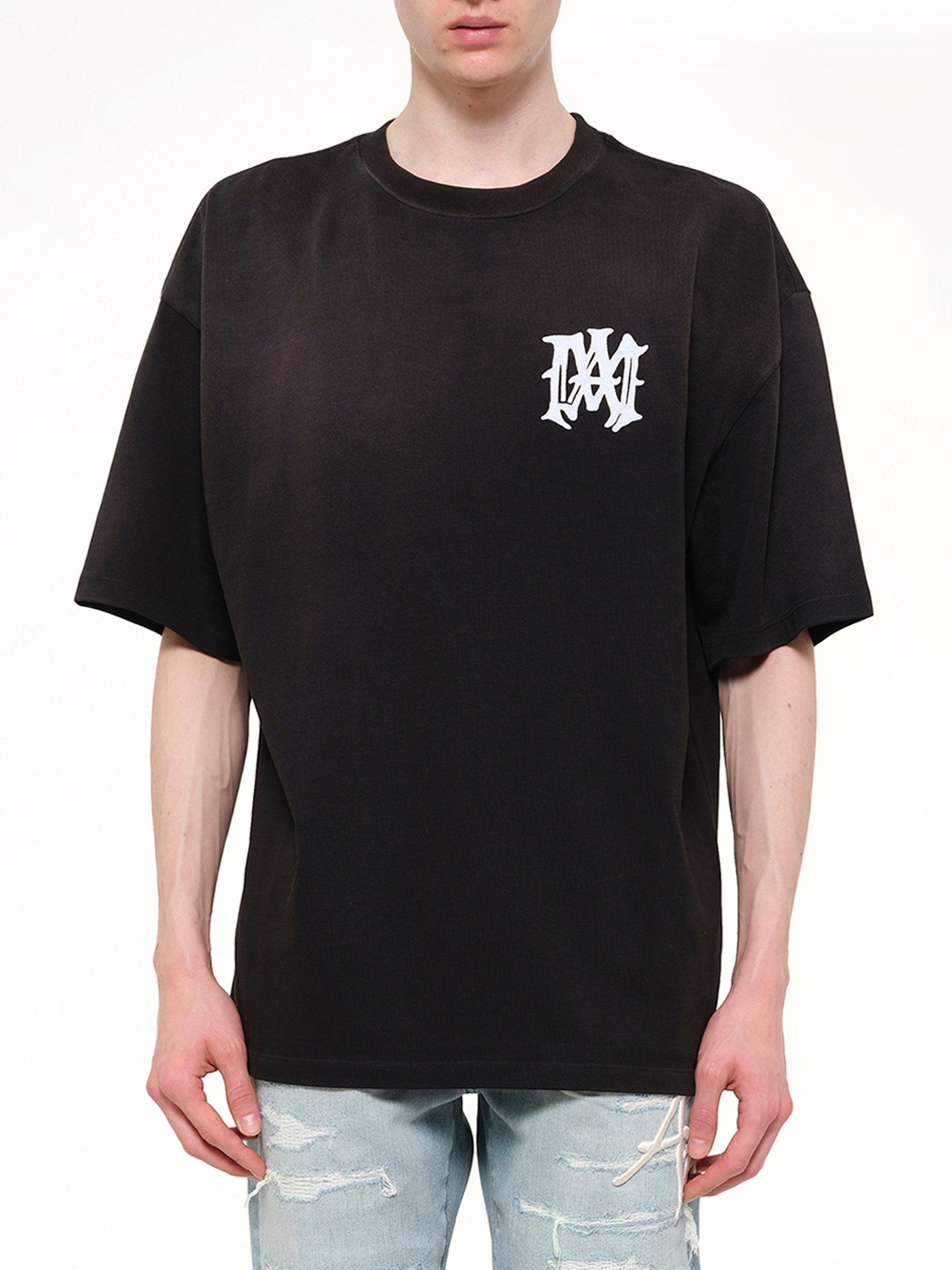 Amiri Hollywood Oversized T-Shirt in Black