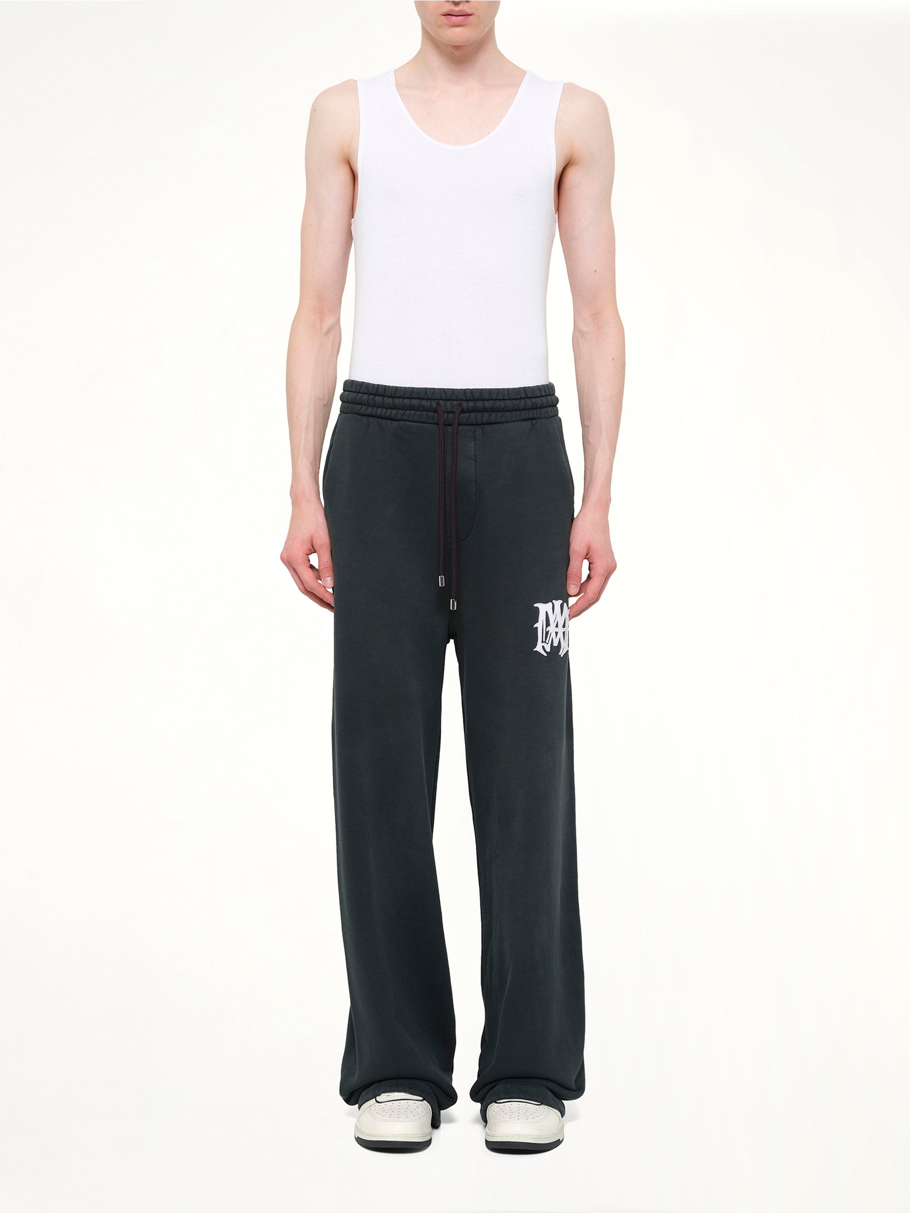 Amiri Hollywood Sweatpants in Black