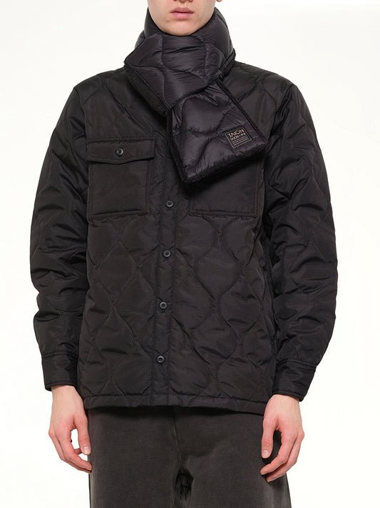 Basic Down Scarf in Black