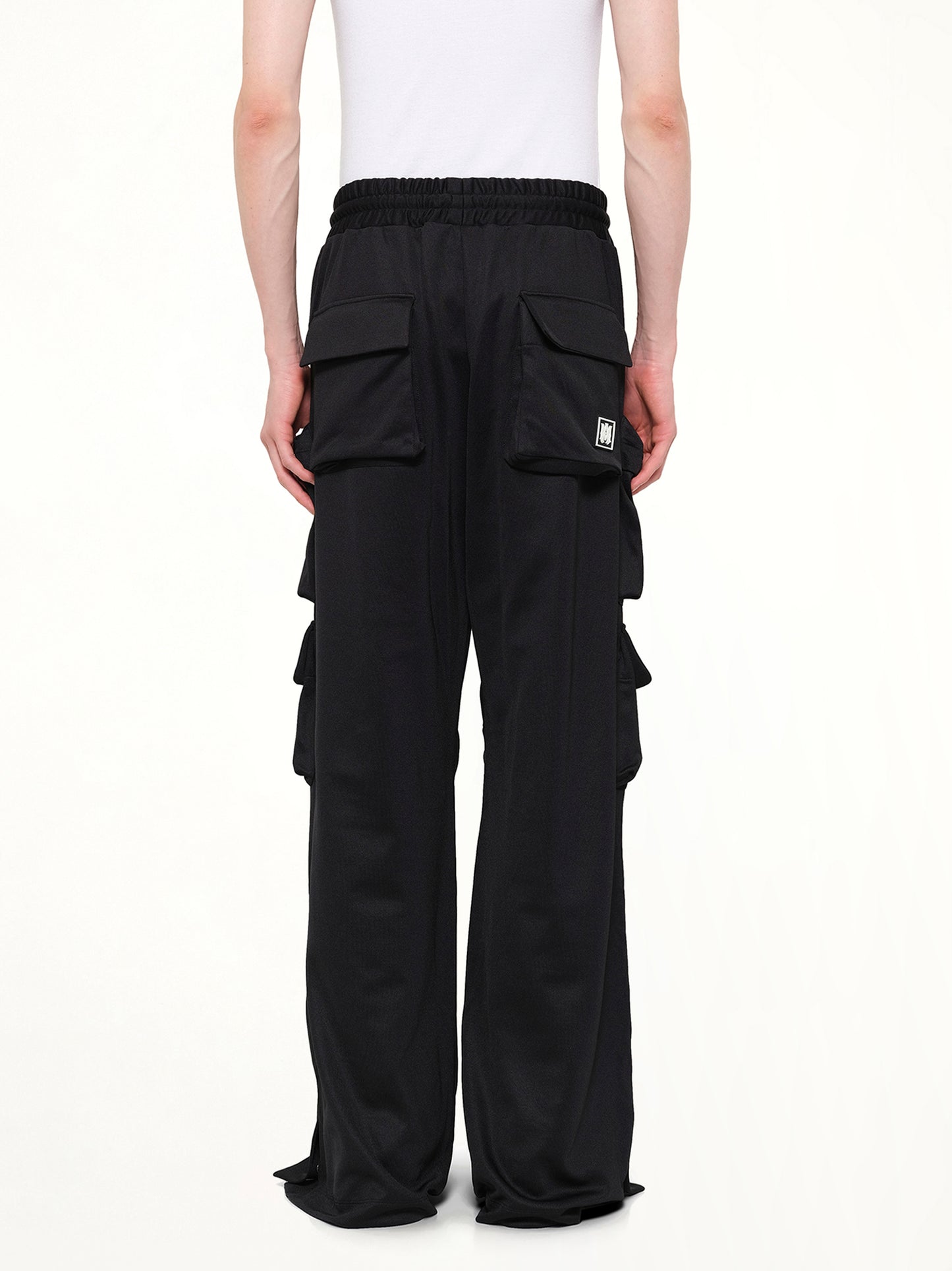 Cargo Track Pants in Black