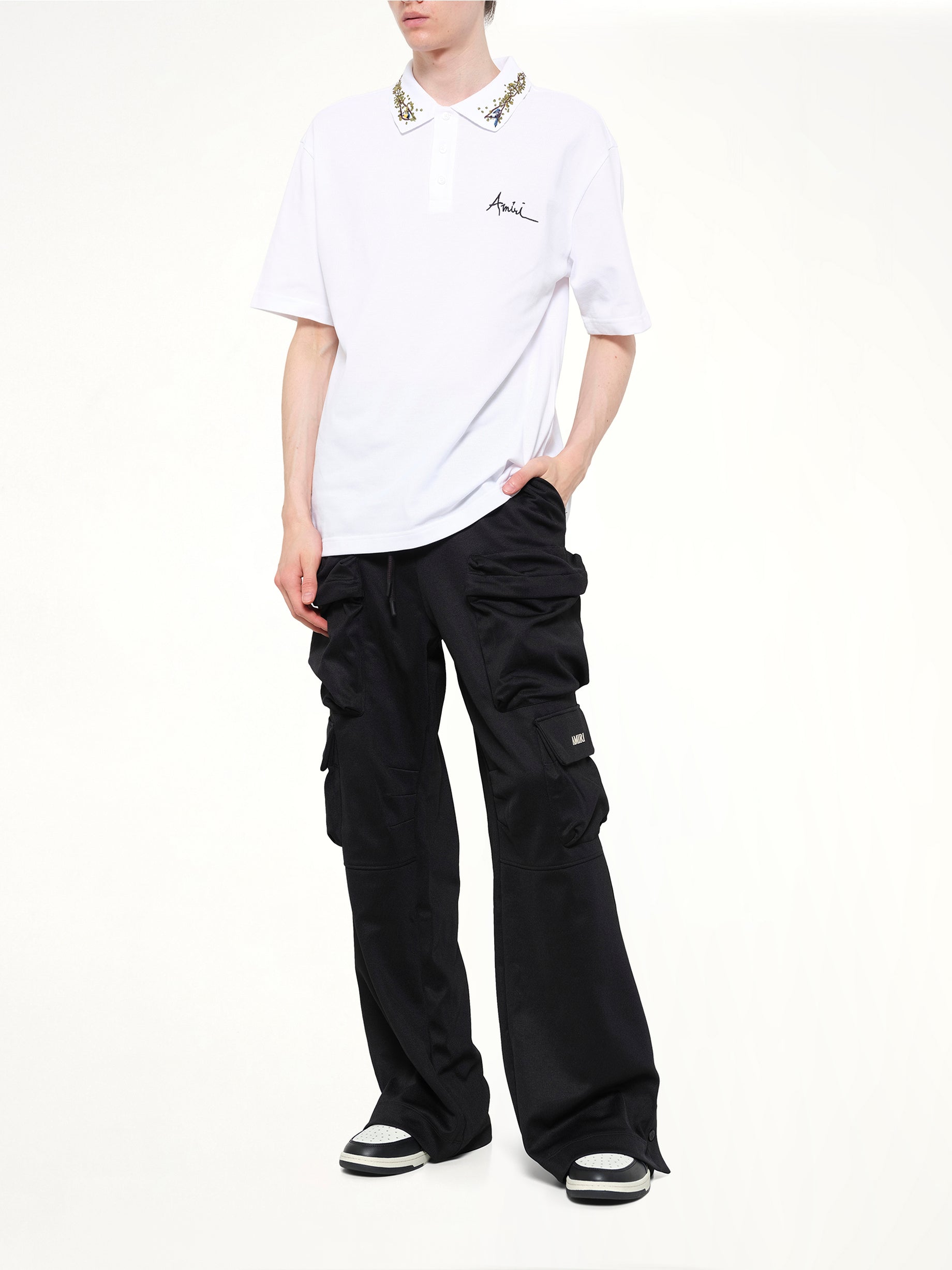 AMIRI , Cargo Track Pants in Black Full Reference from MARAIS