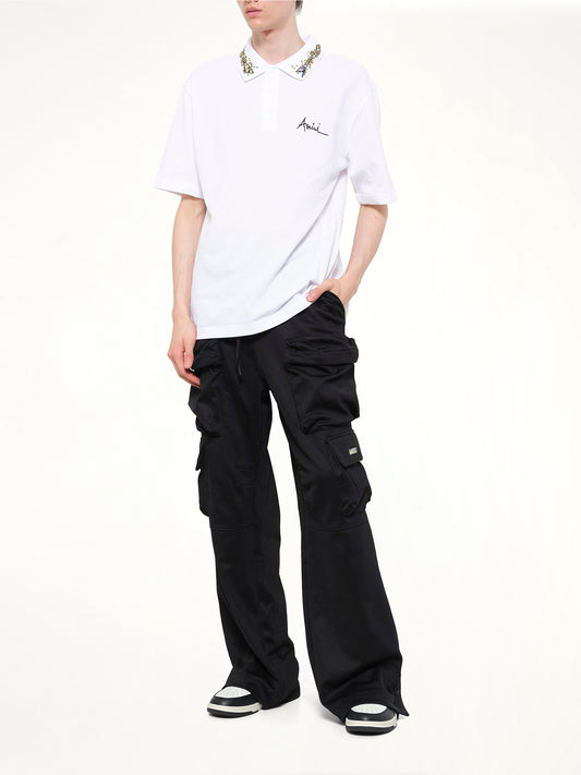 Cargo Track Pants in Black