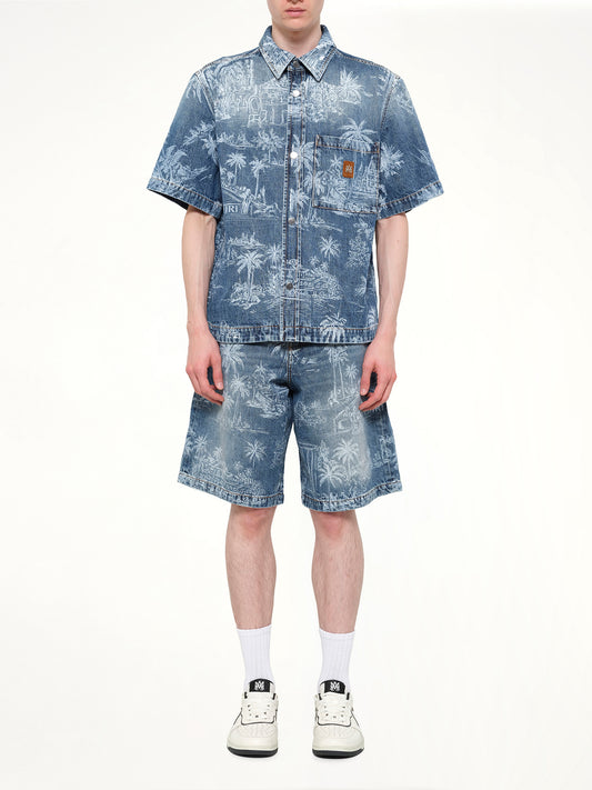 Chateau Palms Denim Shirt in Harbor Indigo